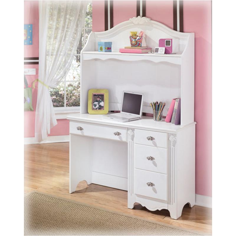 b188-22 ashley furniture exquisite - white bedroom desk