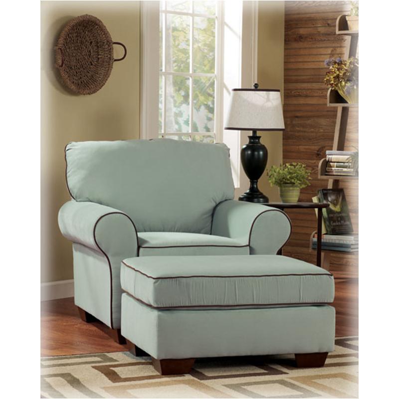 5250014 Ashley Furniture Montclair Seafoam Living Room Ottoman