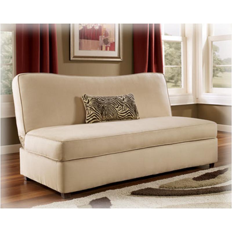 5700145 Ashley Furniture Rayanne Stone Flip Flop Armless Sofa