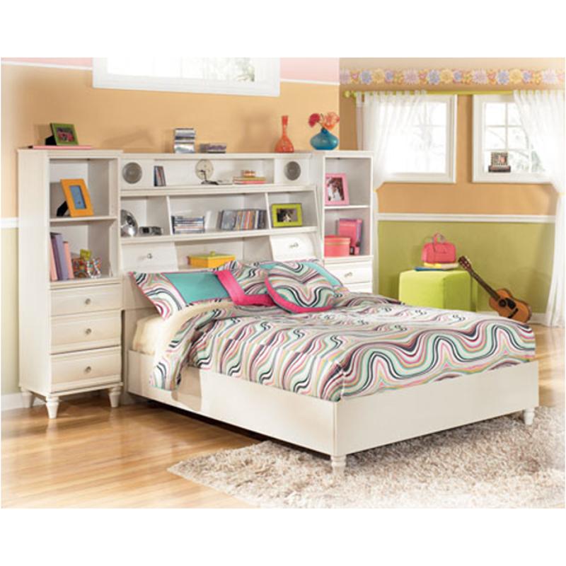 B149 87 Ashley Furniture Mi Style Bedroom Full Bookcase Headboard