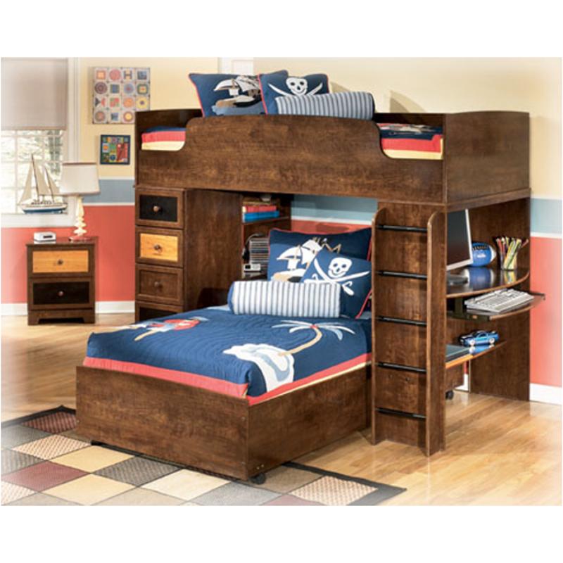 B161 17 Ashley Furniture Alexander Bedroom Bed Loft Chest