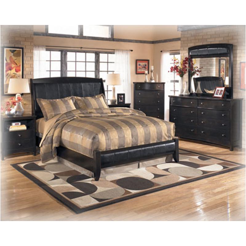 B208 92 Ashley Furniture Harmony Dark Brown One Drawer Night Stand