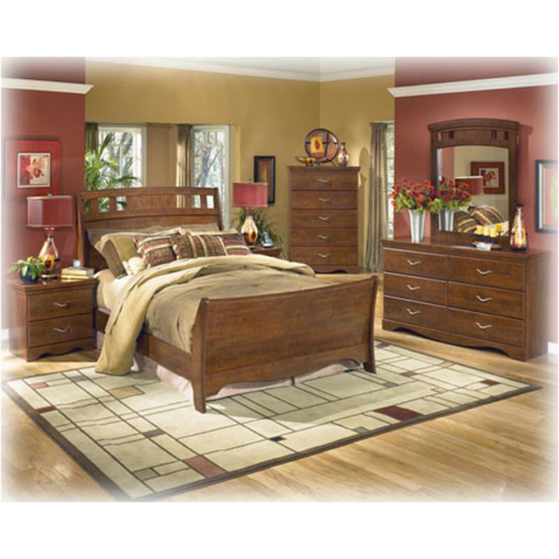 B226 31 Ashley Furniture Logan Dresser Replicated Chry Grain