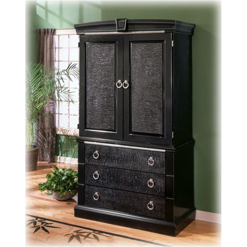 b313-49b ashley furniture south haven bedroom armoire base black