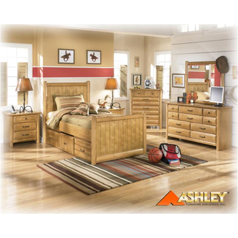 B373 21 Ashley Furniture Cabin Creek Youth Dresser Light Brown Finish