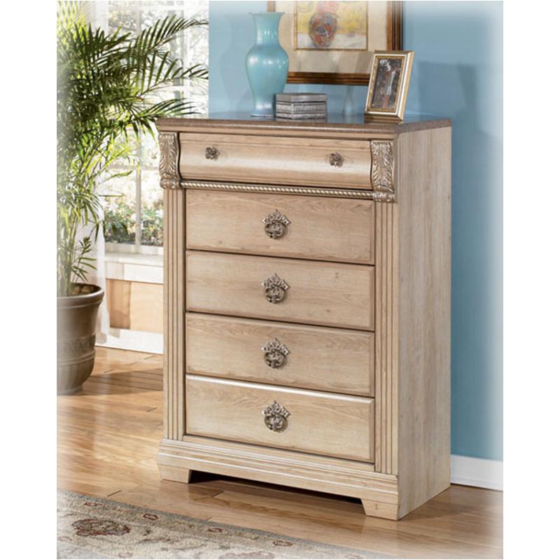 B379 46 Ashley Furniture Chest Replicated Chestnt Grain B379 46 Ashley Furniture Silver Radiance Bedroom Chest
