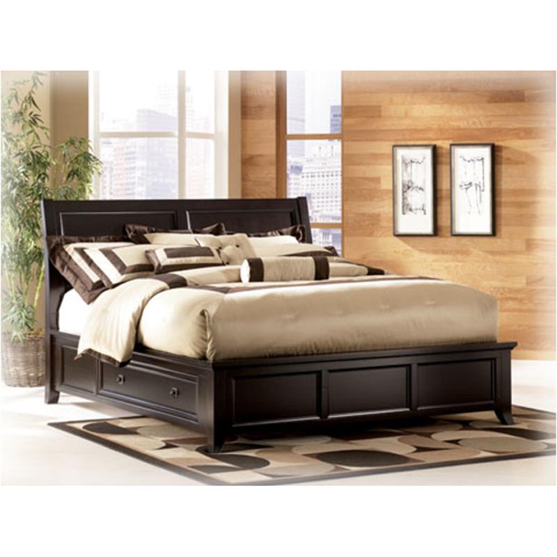 b551-77 ashley furniture queen platform bed with storage