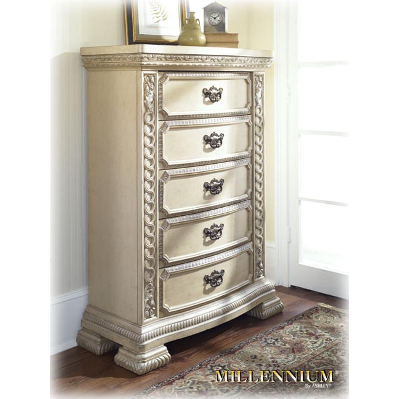 B608 46 Ashley Furniture Chest Antique White Finish B608 46 Ashley Furniture Ballentynes Hill Bedroom Chest