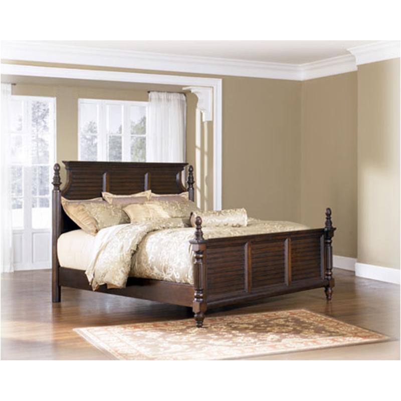 b668-96 ashley furniture key town bedroom bed queen panel rails