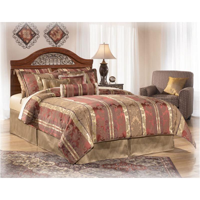 B105 57 Ashley Furniture Fairbrooks Estate Reddish Brown Queen Full Panel Headboard