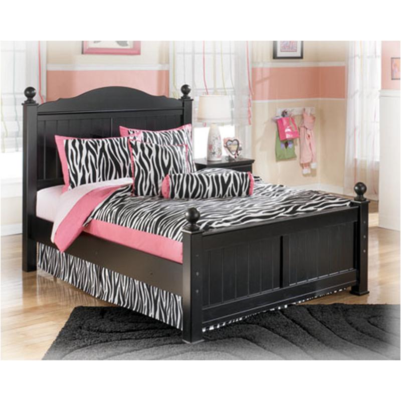 B150 88 Ashley Furniture Jaidyn Black Full Poster Rails