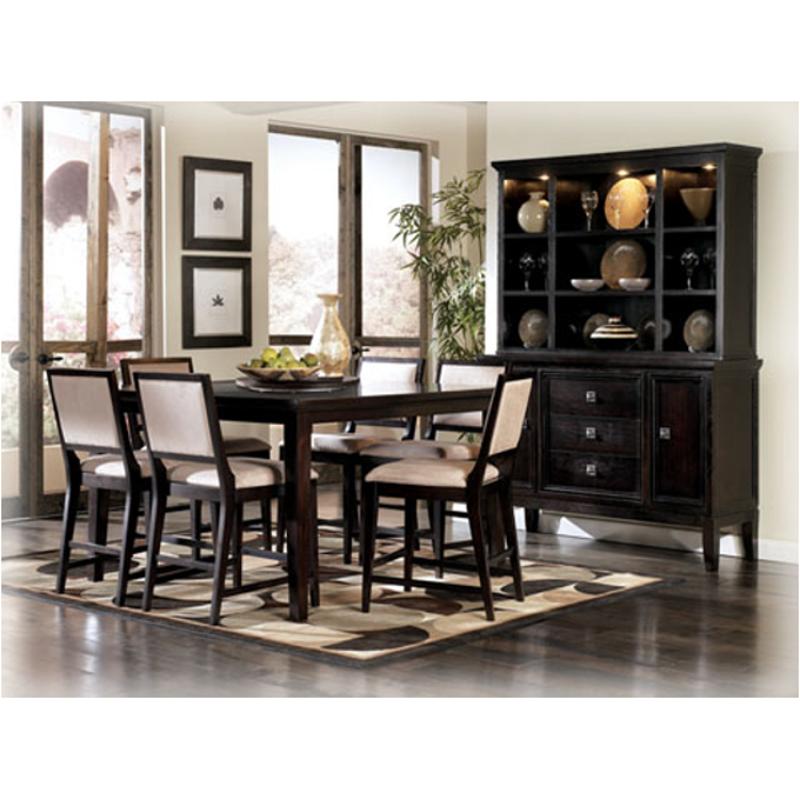 D551 33 Ashley Furniture Martini Suite Square Counter Height Table W Lazy Susan