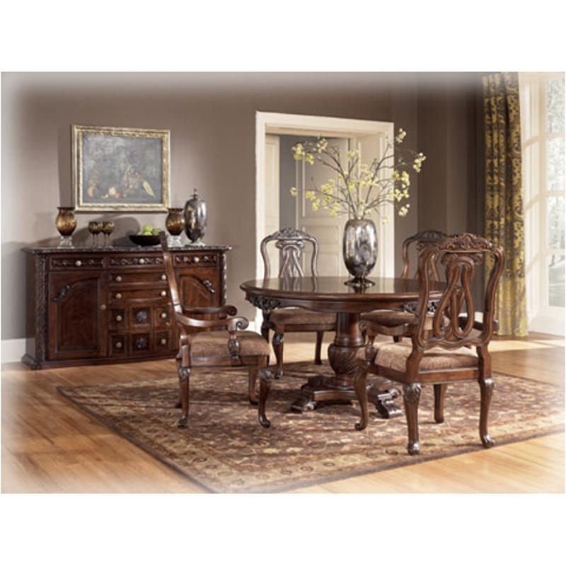 D553 50b Ashley Furniture Round Drm Pedestal Table Base D553 50b Ashley Furniture North S Dark Brown Dining Room Table
