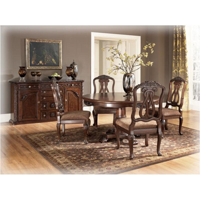 D553 50t Ashley Furniture Round Pedestal Table