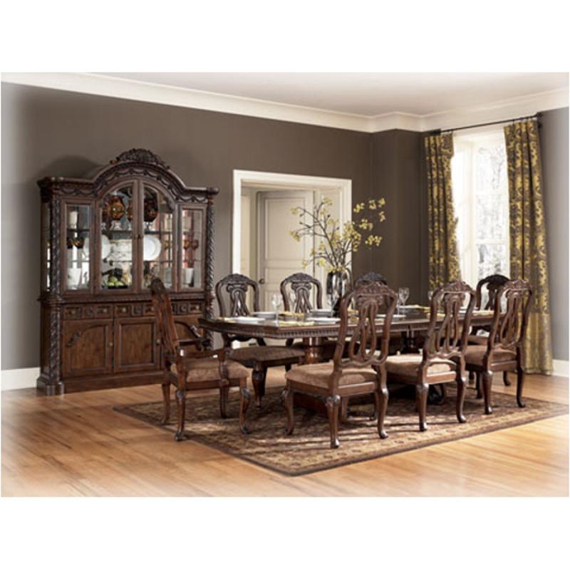 D553 55b Ashley Furniture North Shore Dark Brown Dining Table