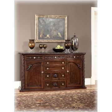D553 65 Ashley Furniture Bar With Marble Top