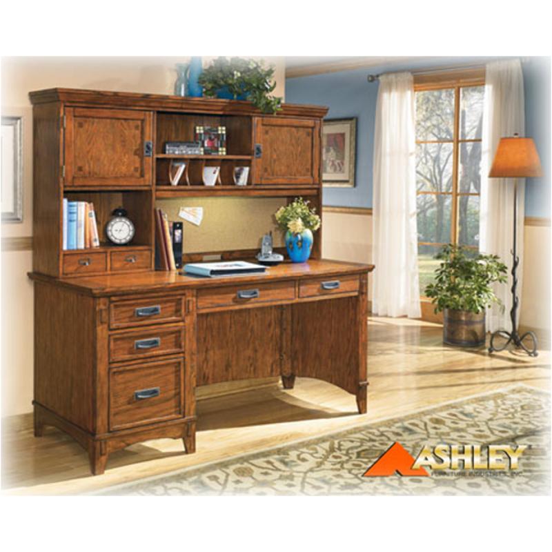 H319 27t Ashley Furniture Cross Island Desktop W Keybrd Tray