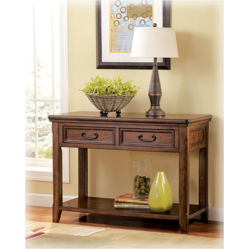 T478 4 Ashley Furniture Woodboro Dark Brown Finish Sofa Table T478 4 Ashley Furniture Woodboro Dark Brown Finish Sofa Table