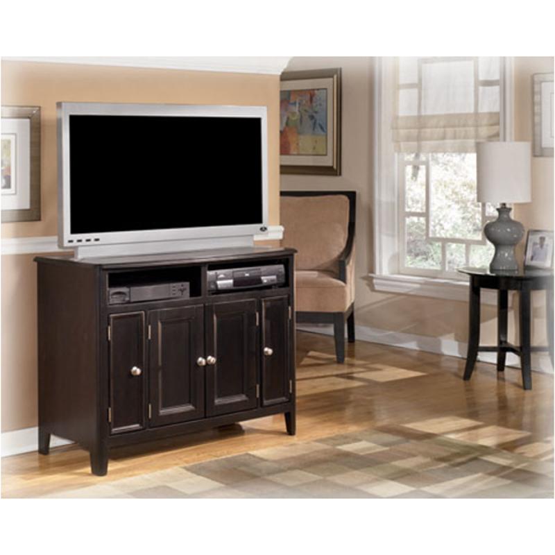 W371 18 Ashley Furniture Carlyle Almost Black Tv Stand