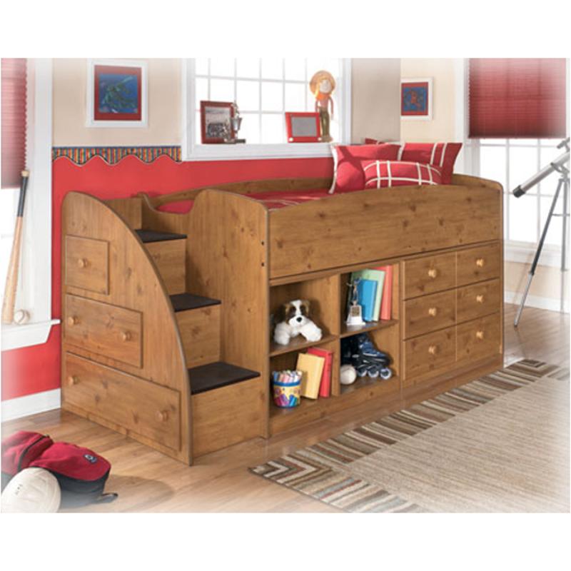 B233 13l Ashley Furniture Left Step Storage Loft Bed B233 13l Ashley Furniture Stages Light Brown Kids Room Bed