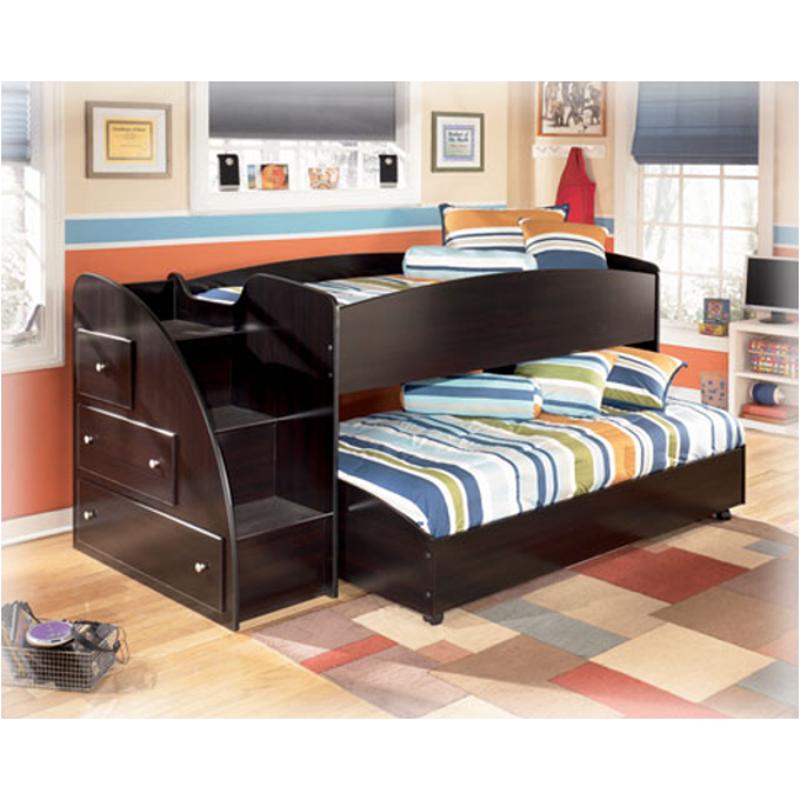 B239 13l Ashley Furniture Left Step Storage Loft Bed