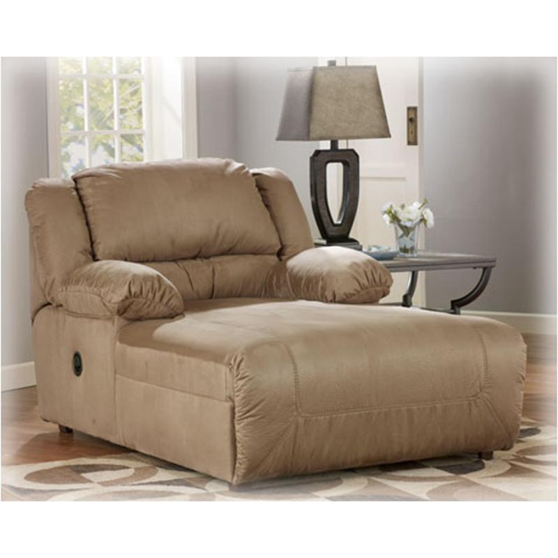 5780204 Ashley Furniture Hogan Mocha Press Back Chaise