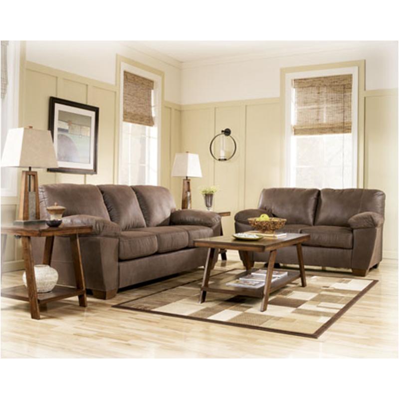 6750535 Ashley Furniture Walnut Living Room Loveseat