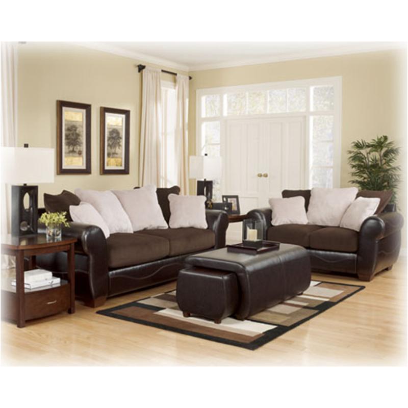 3850035 Ashley Furniture Voltage Chocolate Loveseat Chocolate
