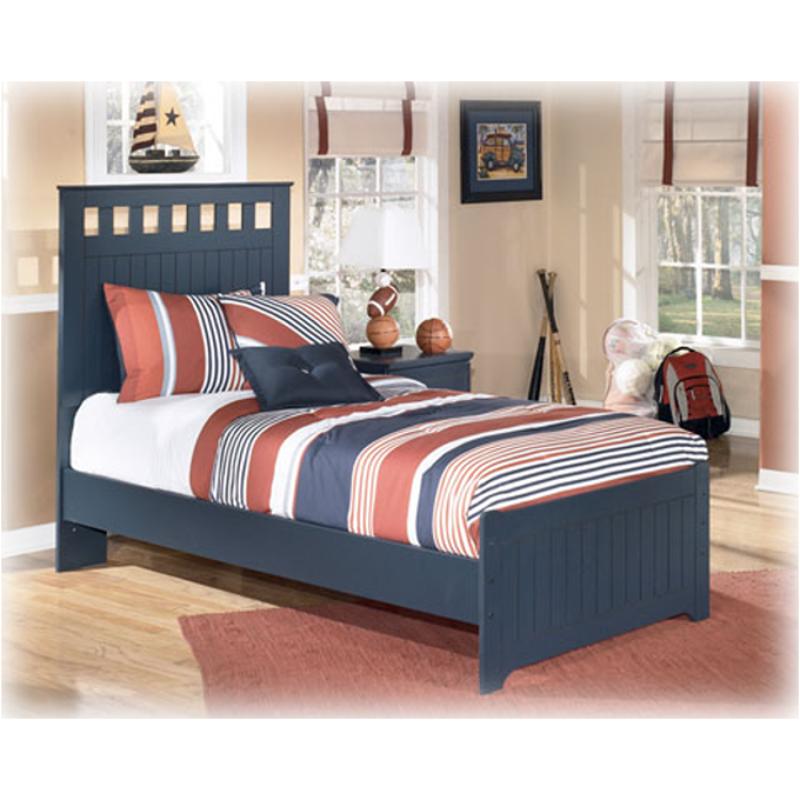 B103 82 Ashley Furniture Leo Blue Bedroom Bed Twin Panel Rails