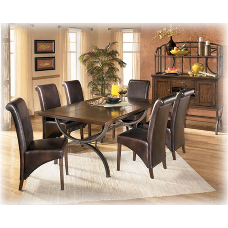 D555 25 Ashley Furniture Bassello Rectangular Dining Table