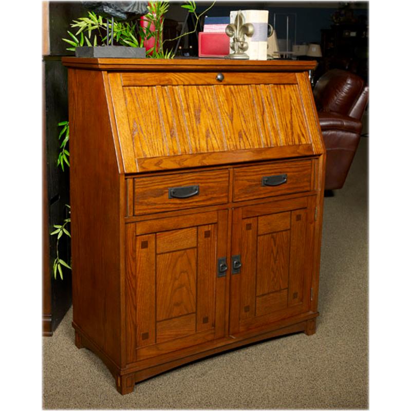 H319 29 Ashley Furniture Cross Island Drop Front Secretary