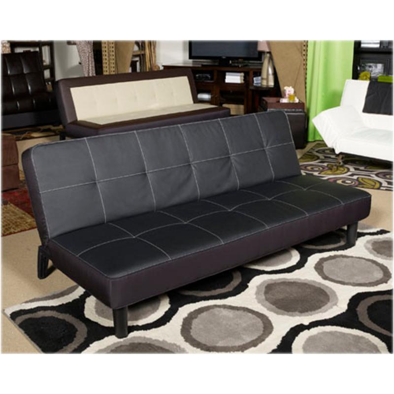 7050745 Ashley Furniture Vito Black Living Room Flip Flop Sofa 7050745 Ashley Furniture Vito Black Flip Flop Sofa