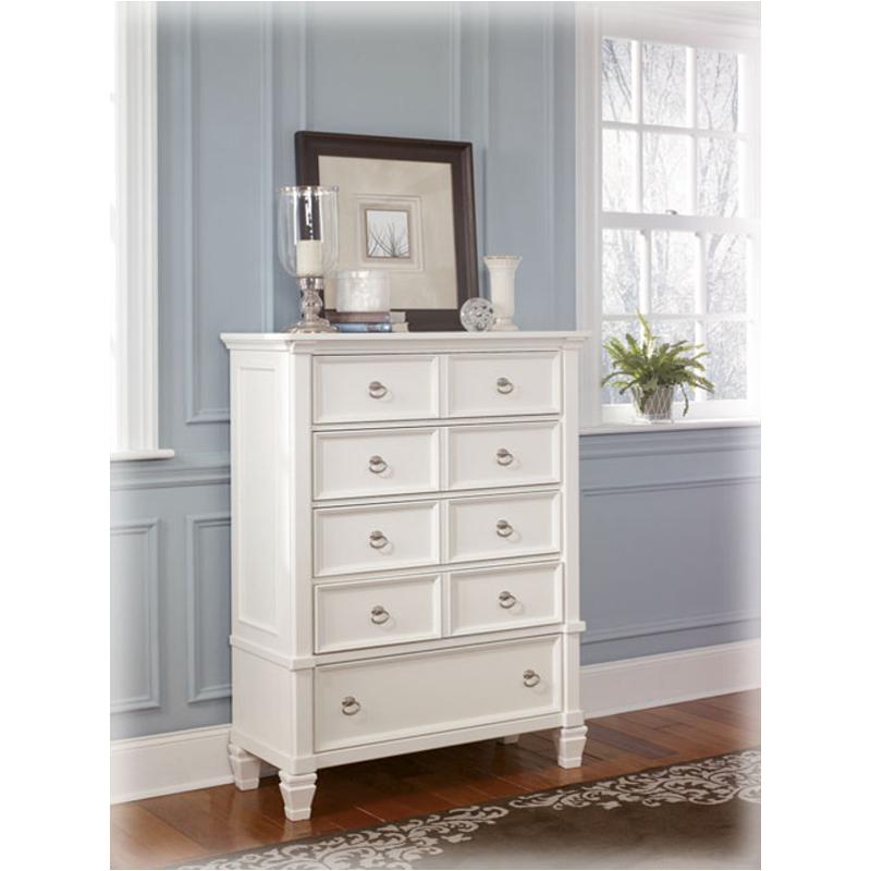 B672 46 Ashley Furniture Prentice White Bedroom Chest