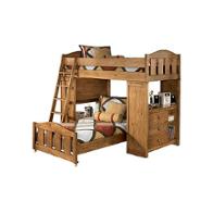 B395 57p St Ashley Furniture Twin Loft Bed With Storage Desk