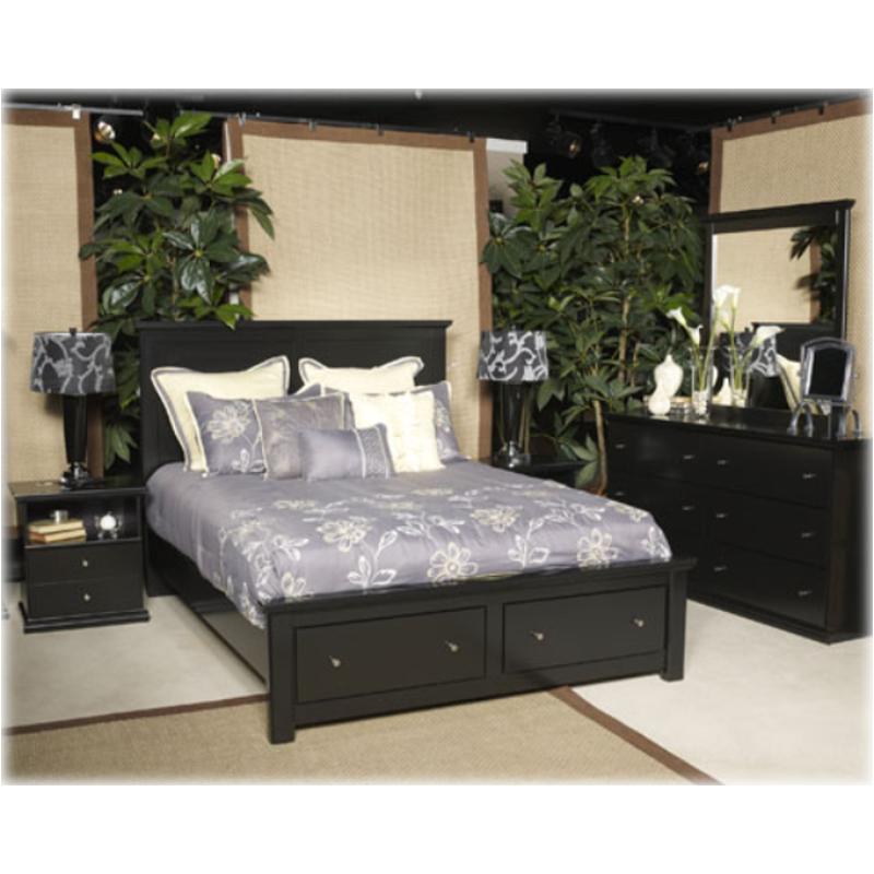 Limited time sale easy return. ashley furniture black queen bed