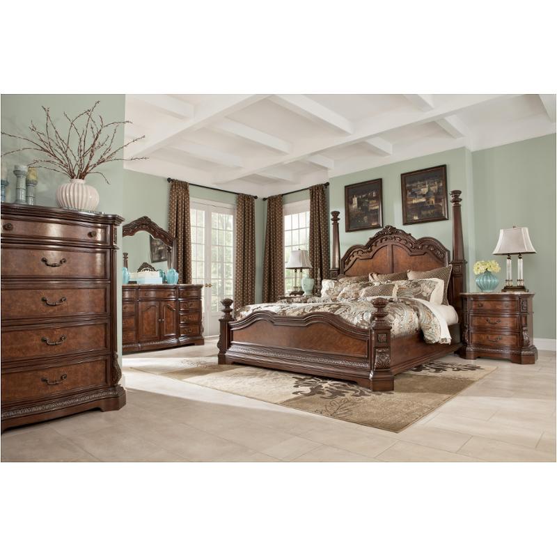 B705 71 Ashley Furniture Ledelle Brown Bedroom Queen Poster Bed B705 71 Ashley Furniture Ledelle Brown Bedroom Bed