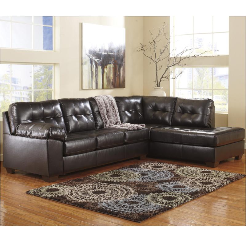 2010166 Ashley Furniture Alliston Durablend Chocolate Laf Sofa