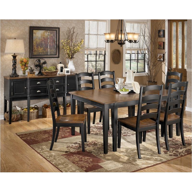 D580 45 Ashley Furniture Owingsville Dining Room Extension Table