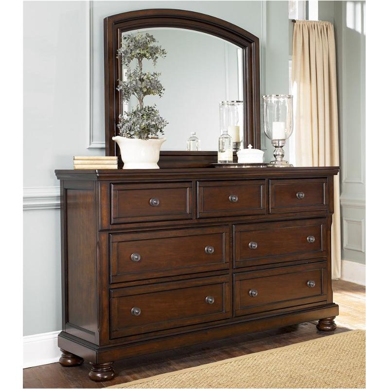 B697 31 Ashley Furniture Porter Rustic Brown Dresser