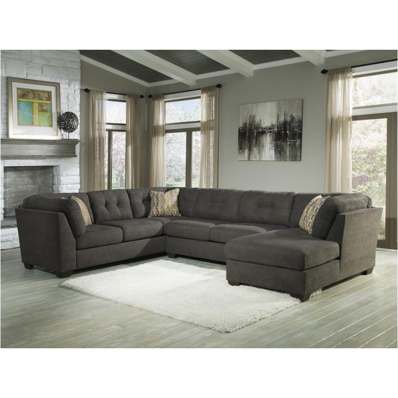 1970017 Ashley Furniture Delta City Steel Raf Corner Chaise 1970017 Ashley Furniture Delta City Steel Living Room Sectional