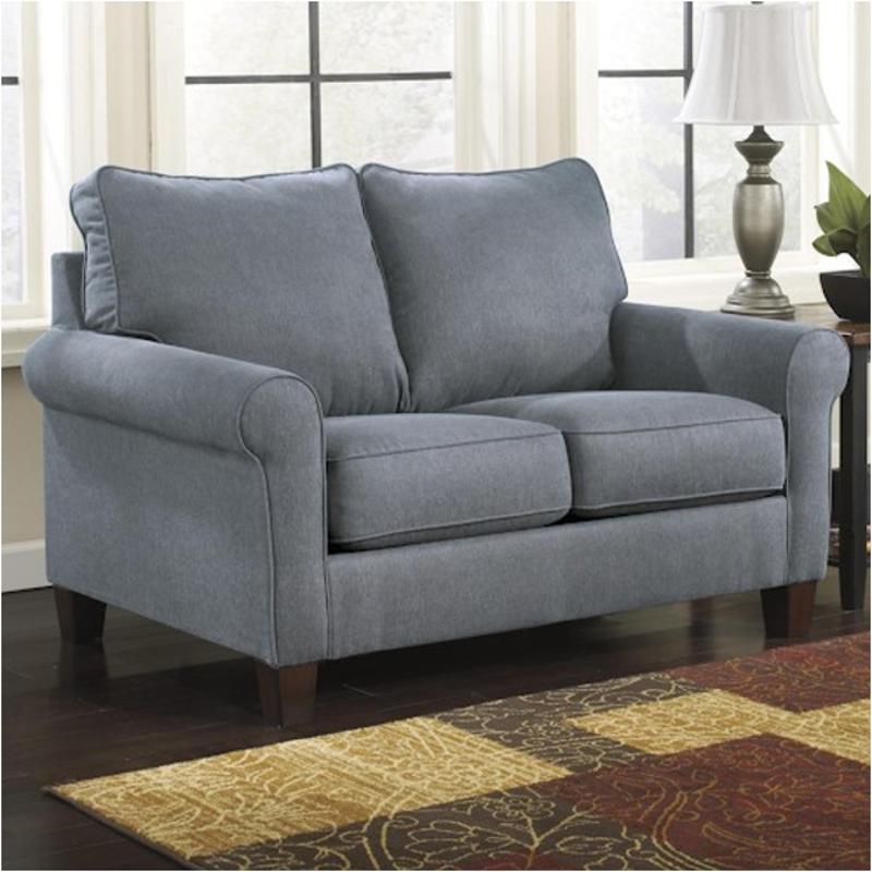 2710137 Ashley  Furniture  Zeth Denim Twin Sofa  Sleeper 