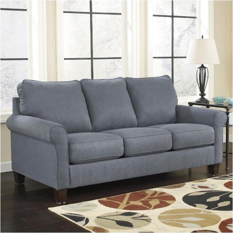 2710139 Ashley Furniture Zeth Denim Queen Sofa Sleeper