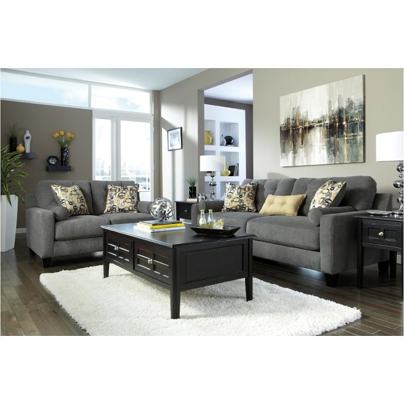 9700338 Ashley Furniture Mallbern Charcoal Living Room Sofa