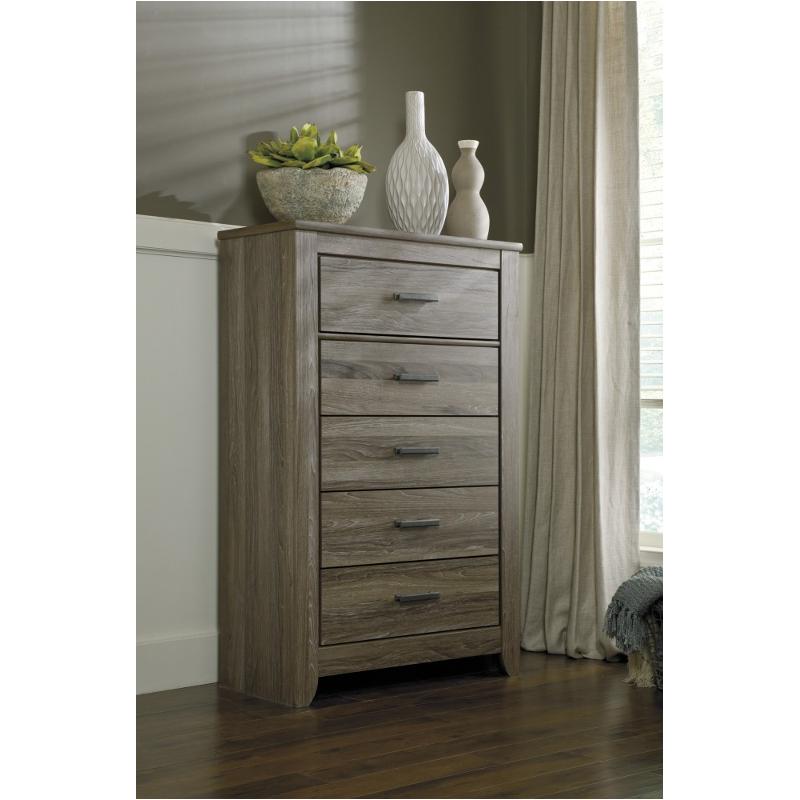 B248 46 Ashley Furniture Zelen Bedroom Five Drawer Chest