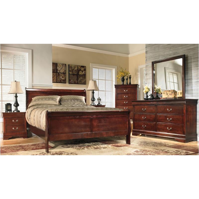 B376 81 Ashley Furniture Alisdair Dark Brown Queen Sleigh Bed B376 81 Ashley Furniture Alisdair Dark Brown Bedroom Bed