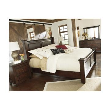 B695 71 Ashley Furniture Hindell Park Bedroom Queen Poster Bed