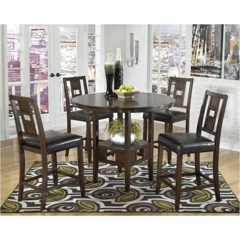 D260 223 Ashley Furniture Logan Dining Room Counter Table Set