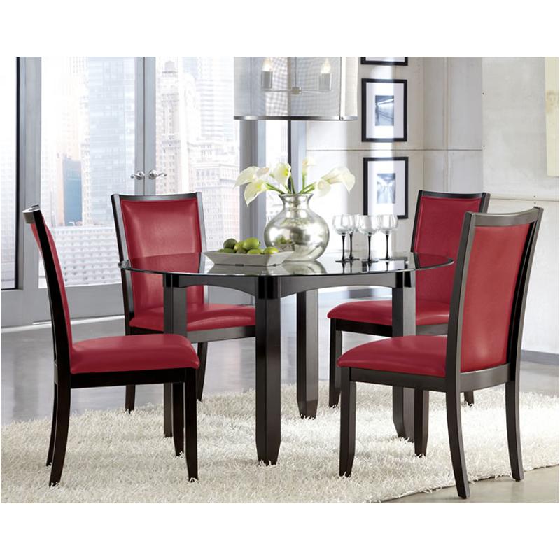 D55015b Ashley Furniture Round Dining Room Table With Glass Top