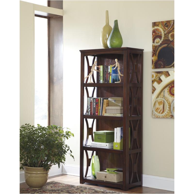 H61917 Ashley Furniture Devrik Brown Home Office Bookcase