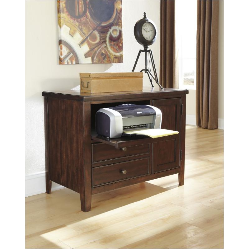 H695 40 Ashley Furniture Hindell Park Home Office Storage Cabinet